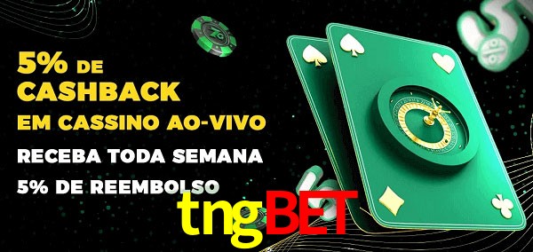 Promoções do cassino ao Vivo tngbet